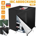 IBC CONTAINER ABDECKUNG UV-SCHUTZ FROSTSCHUTZ HÜLLE REGENWASSERTANK ABDECKPLANE