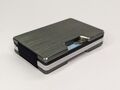 Aluminium Slim Wallet Mini Geldbeutel RFID-Schutz Portemonnaie inkl. Bargeldfach