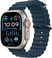 Apple Watch Ultra 2 [GPS + Cellular, inkl. Ocean Armband blau] Titangehäuse si S