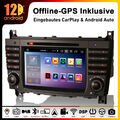 64GB CarPlay Android 13 Autoradio GPS CD Für Mercedes C/CLK/CLC Klasse W203 W209