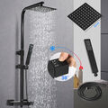 Duschsystem mit Thermostat Regendusche Duschset Handbrause Dusche Duscharmatur