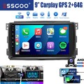 2+64G Carplay Android 13 Autoradio GPS Nav RDS Kamera Für Smart Fortwo 451 05-10