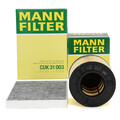 MANN Innenraumfilter + Luftfilter für AUDI A4 (B9) A5 (F5) Q5 (FY) 1.4-55 TFSI