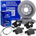ATE PowerDisc BREMSSCHEIBEN +CERAMIC BELÄGE HINTEN passend für MINI R55-R59