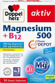 Doppelherz Magnesium 500 + B12: 2-Phasen, Hochdosiert, 30 Tabletten