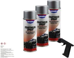 Presto Starthilfe Spray Starter Kaltstart Spraydose 400ml inkl. Halter