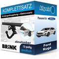 BRINK Anhängekupplung abnehmbar und TOWTEC E-Satz 13polig für Ford Kuga 19- neu
