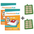 20  Staubsaugerbeutel, 2x Hepafilter passend für Philips HR 8534