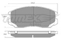 Bremsbelagsatz Scheibenbremse TOMEX Brakes TX 12-91 für TERIOS DAIHATSU LANCER 5