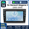 Für Renault Megane II 2002-2009 Android 14 2+64G Carplay Autoradio GPS NAVI DAB