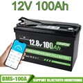 100Ah 12V Lithium Batterie LiFePO4 Akku Bluetooth BMS Solarbatterie Boot RV