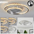 LED Wohn Schlaf Raum Beleuchtung Decken Lampe dimmbar Flur Leuchte Glitzereffekt