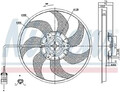 Kühlerventilator 85194 NISSENS für OPEL COMBO Tour CORSA C TIGRA TwinTop