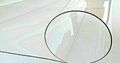 Tischfolie PVC Folie Tischdecke 70/80/90/100 cm Transparent  2 mm, Meterware 