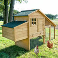 Hühner Stall Voliere Haus Holz Frei Aus Lauf Gehege Geflügel Klein Tier Komfort