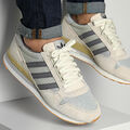 Adidas Original Herren Zx 500 Sportschuhe IN Aluminium & Weiß Schuhe