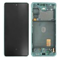Original Samsung Galaxy S20 FE 4G 5G Display Touchscreen Bildschirm Rahmen Grün