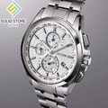 CITIZEN ATTESA AT8040-57A Titan Eco-Drive Funk Solar Uhr Weißes Zifferblatt H...