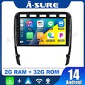 Android 14 CarPlay Autoradio Für Porsche Cayenne 9PA 2002-2010 GPS Navi 32G RDS