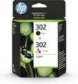 HP 302 (X4D37AE) Original Druckerpatronen, Black + Tri-color, für HP DeskJet