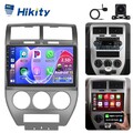 10" 32GB CarPlay Android15 Radio GPS Navi WIFI FM RDS Für Jeep Compass 2007-2010