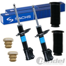 2x SACHS STOßDÄMPFER+SERVICE KIT VORNE passend für OPEL VECTRA C Z02 AB BJ 2002