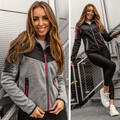 Steppjacke Übergangsjacke Sweatjacke Jacke Sweatshirt Kapuze Damen BOLF Motiv 