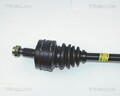 TRISCAN Faltenbalgsatz, Antriebswelle 8540 23807 für MERCEDES-BENZ SKODA VW
