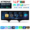 14.9" Android Autoradio Octa Kern 4G 64GB GPS Navi Für BMW F30 F33 F36 NBT EVO