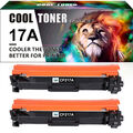 2x Toner kompatibel with HP 17A LaserJet Pro MFP M130 nw M130 fw mit Chip CF217A