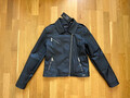 NEU: Lederjacke MARCIANO by GUESS Bikerjacke (NP: 90€), Schwarz, Gr. 164