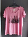 T-Shirt für Damen in pink, Gr. L