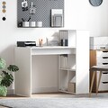 Modern Schreibtisch mit Stauraum Computertisch PC Tisch Bürotisch Arbeitstisch