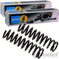 2x BILSTEIN FAHRWERKSFEDER HINTERACHSE passend für MERCEDES BENZ E KLASSE W211