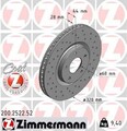 2x ZIMMERMANN Sport Coat Z 200.2522.52 Bremsscheiben Vorne 320mm