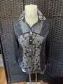 BONITA JACKE AUCH BLUSE ODER PULLI GR 46 MATERIALMIX SCHICKER KOMBI!!!