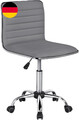 Yaheetech Bürostuhl Ohne Armlehne, Ergonomischer Schreibtischstuhl, Höhenverstel