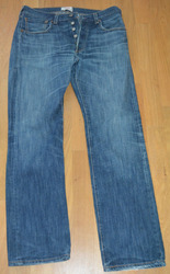 Levis jeans 501 W32/L32 gebraucht, blau, 100% Baumwolle