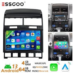 4+64G Für VW Touareg 2003-2010 Android 13 Autoradio Apple Carplay GPS Navi RDS