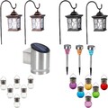 Solar LED Garten Lampe Laterne Leuchte Dekoration solarlampen solarleuchten