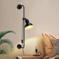 ZMH LED Wandlampe Leselampe Tischlampe Schreibtisch Büro Leuchte flexibel E27