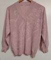 Pullover, rosa, Damen, 38/40, Schurwolle, today Schoeller, V-Ausschnitt, langarm