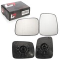2x Außenspiegel Glas asphärisch konvex links rechts für VW Transporter IV T4 Bus