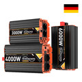 Reiner Sinus Wechselrichter 3000W 4000W 6000W Spannungswandler 12V/24V 230V USB