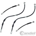 4x BREMSSCHLAUCH VORNE/HINTEN für AUDI A3 8V SEAT LEON 5F VW GOLF 7+8 SKODA