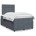 Samt Boxspringbett Bett Mit Matratze Einzelbett 90/100/120/140/160/180 x 200 cm