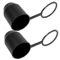 Schutzkappe Anhängerkupplung Kugelschutzkappe Abdeckkappe ink Ring AHK Schutz 2x