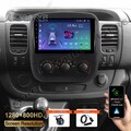 DAB+ 4G+64G Android 14 CarPlay Autoradio GPS FM Für Opel Vivaro B Renault Trafic