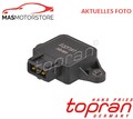 SENSOR DROSSELKLAPPENSTELLUNG TOPRAN 205 631 I FÜR CITROËN XM,XANTIA,XSARA,ZX