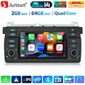 Autoradio Für BMW 3er E46 1999-2004 Android14 Carplay GPS Navi SWC DSP DAB 64GB 